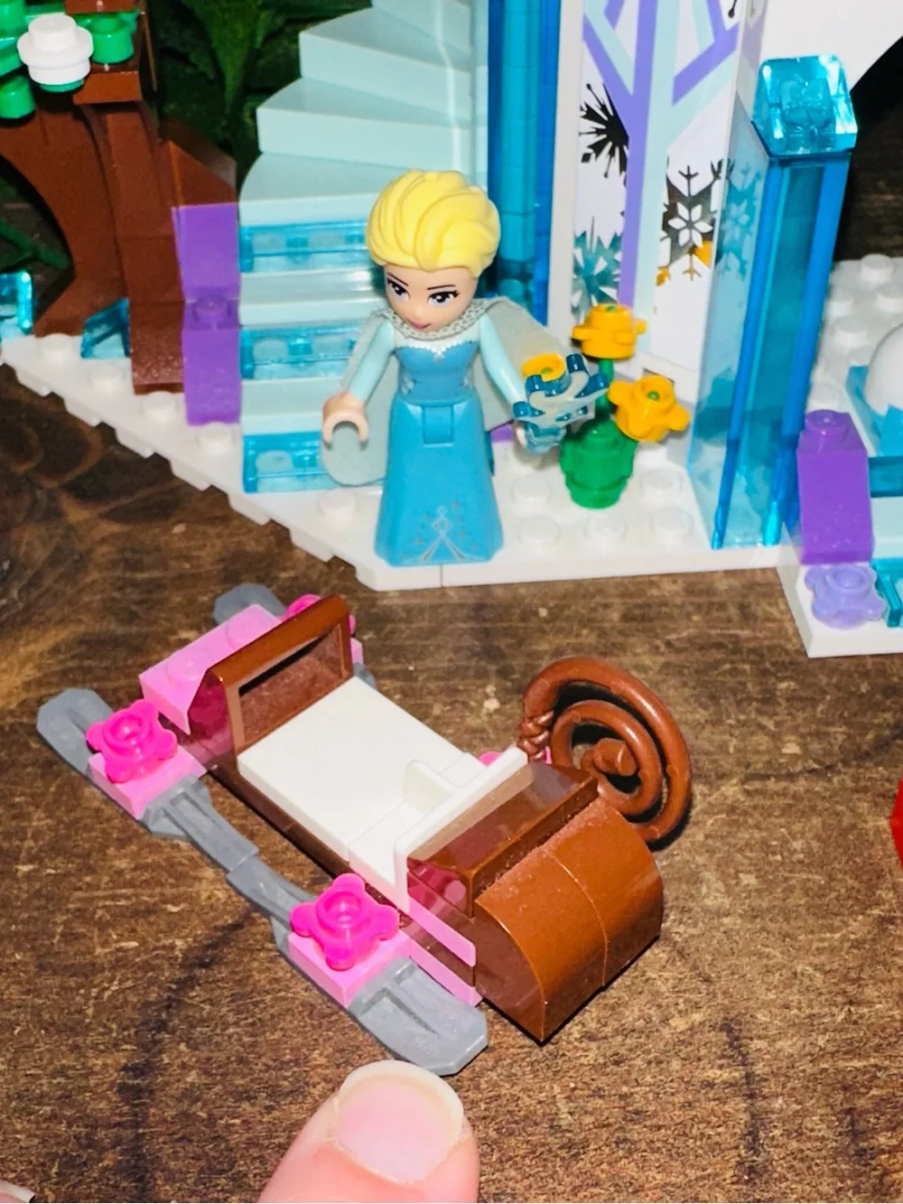 LEGO Disney Elsa’s Sparkling Ice Castle Building Set 41062